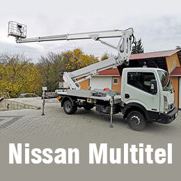 Nissan Capstar Multitel mx 250 kosaras emelőgép